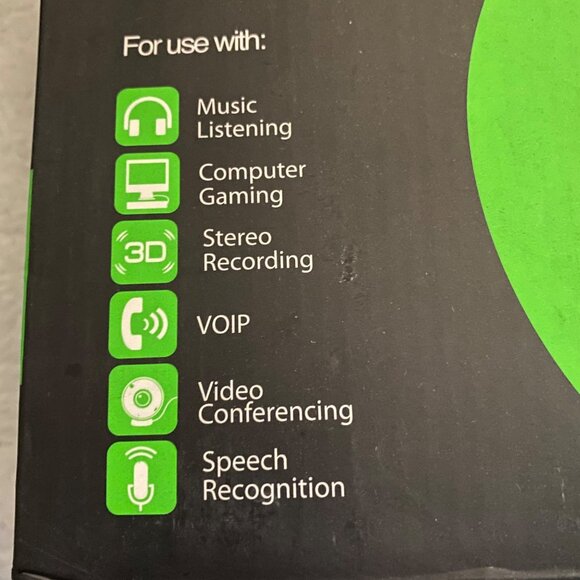 Andrea SuperBeam Cans SB-805B Hi Def USB Stereo Headset with Microphone - Picture 5 of 13